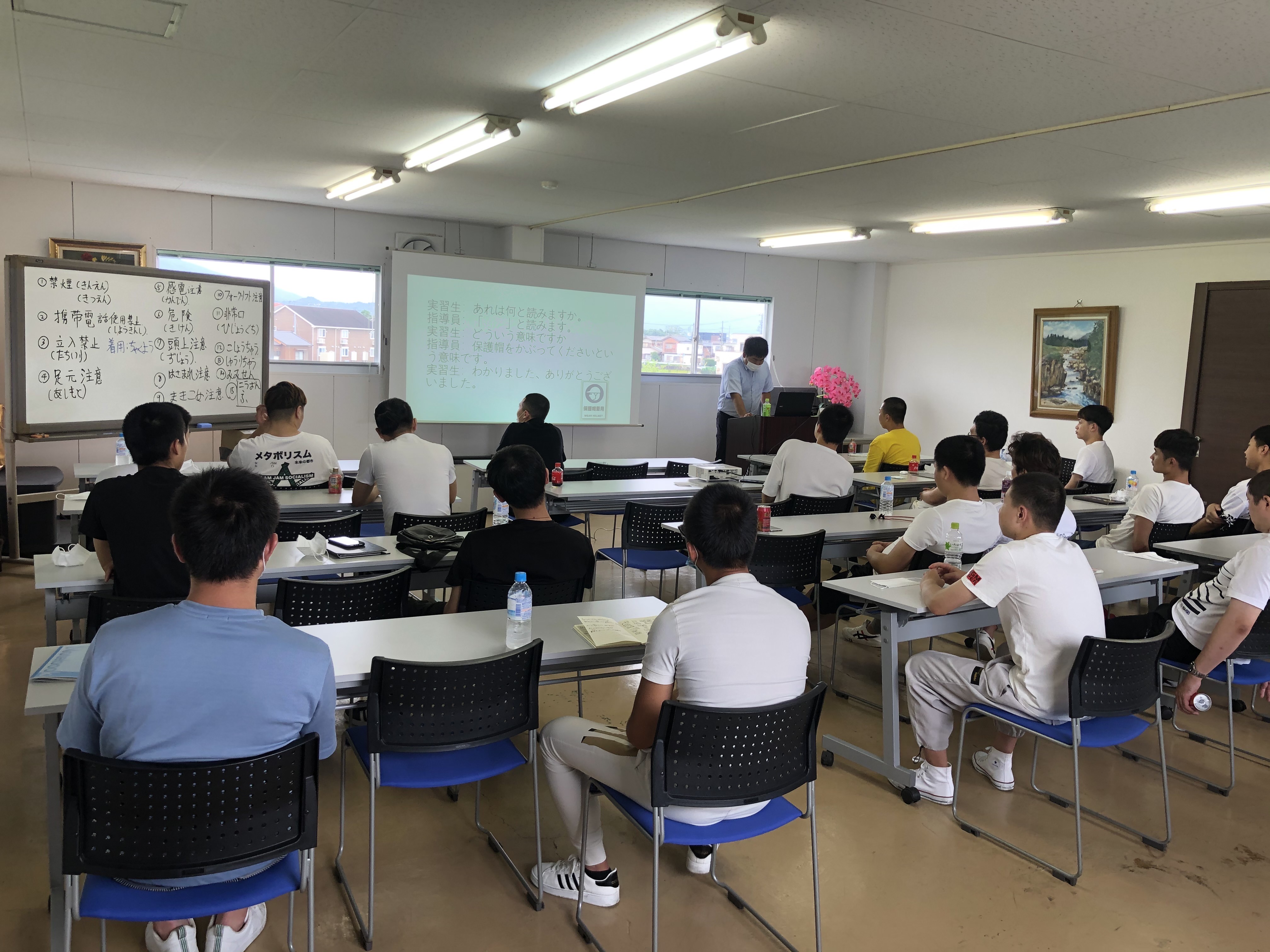 日本語学習の様子